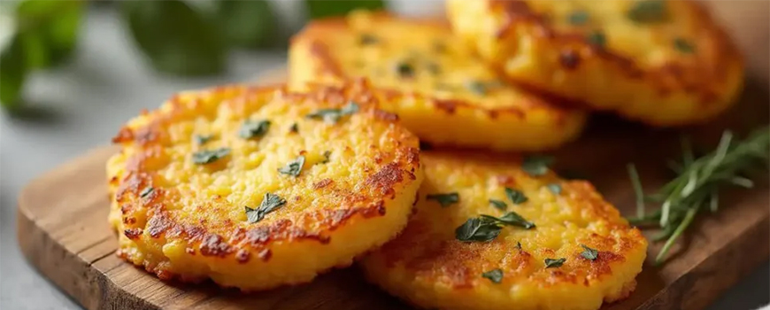 Crispy-Polenta-Cakes